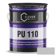 Clever Polymers оптом | Мастика гидроизоляционная УФ-стойкая полиуретановая Clever Polymers Clever Pu Base 110 серый 5 кг