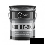 Clever Polymers оптом | Мастика гидроизоляционная быстросохнущая полиуретан-битумная Clever Polymers Clever Pu Base 400 BT-2K черный 20 + 20 кг