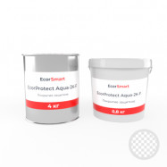EcorSmart оптом | Покрытие защитное EcorProtect Aqua-2K-F для полов прозрачный 4 + 0,8 кг
