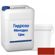 Гидрозо оптом | Герметик полимерцементный Гидрозо Манодил Цем Красный для швов 5 + 5 кг