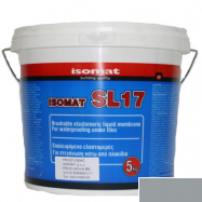 Isomat оптом | Мастика гидроизоляционная под плитку акриловая Isomat SL 17 0523/3 серый 5 кг