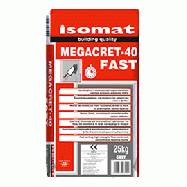 Isomat оптом | Цементная смесь Isomat Megacret-40 Fast 0322 /1 25 кг быстротвердеющая