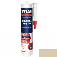 Tytan оптом | Клей каучуковый Tytan Professional Multi-use SBS 100 96306 бежевый жидкие гвозди 310 мл