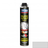 Tytan оптом | Клей полиуретановый Tytan Professional Euro 59956 светло-серый для кладки блоков 870 мл